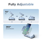 3-in-1 Magnetic Wireless Charging Station for Phone, Watch and Earbuds