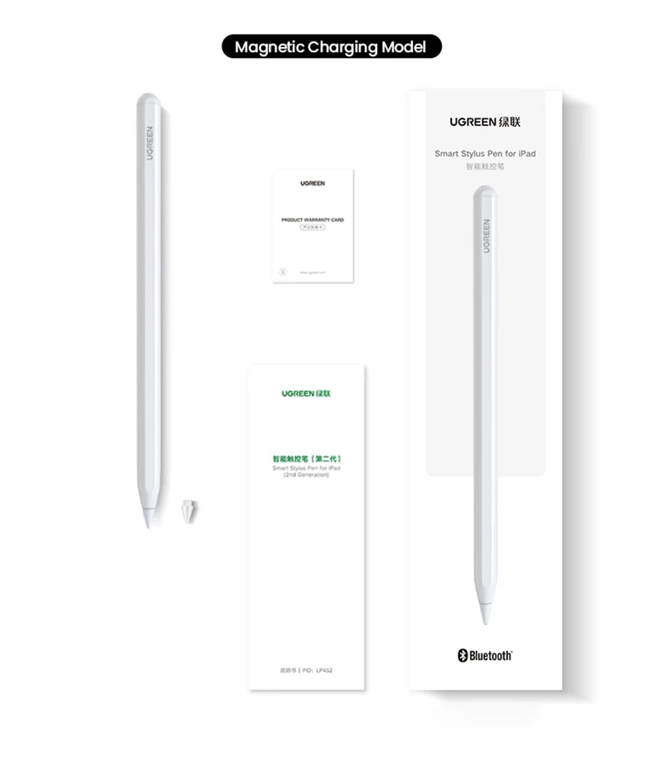 Precision Stylus Pen for iPad with Palm Rejection & Fast Charging