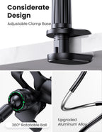 Flexible Gooseneck Phone Holder for Desk and Bed