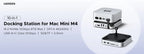 11-in-1 Docking Station for Mac Mini M4 with M.2 SSD Enclosure