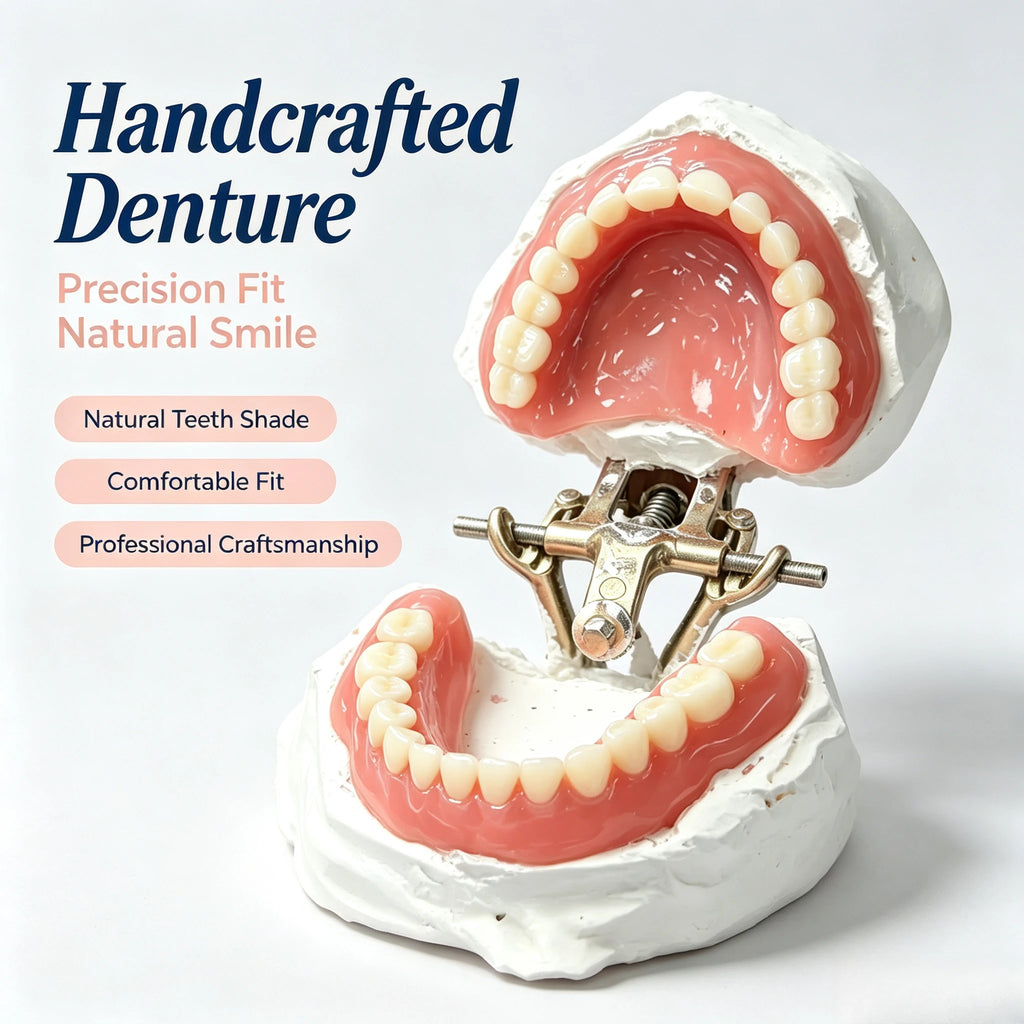 Comfort Fit Silicone Dentures for Natural Smile