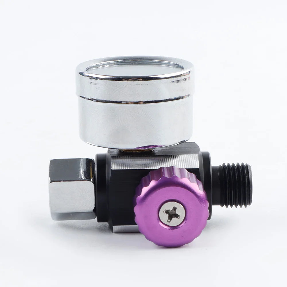 Adjustable G1/4 Air Pressure Regulator for Spray Guns - 10