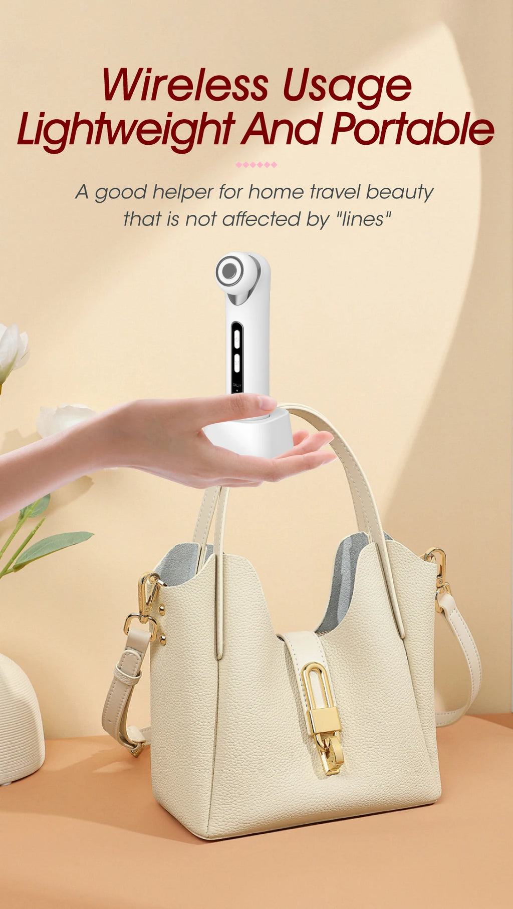 LED Photon Eye Facial Massager and Lifting Wand