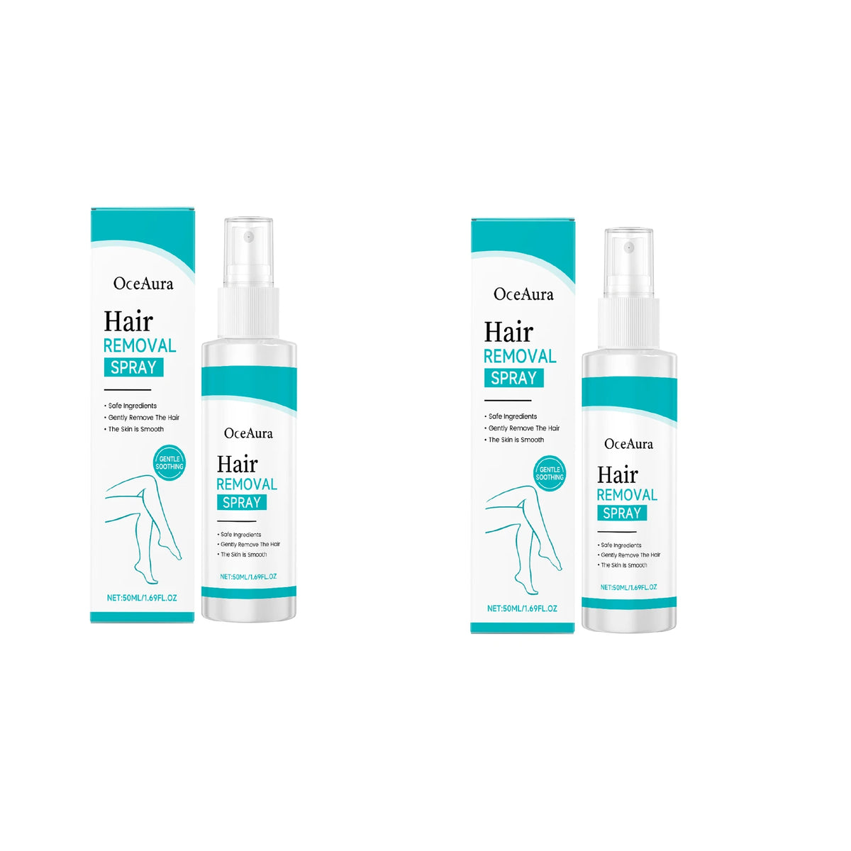 Painless Gentle Hair Removal Spray for Body and Legs