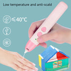 Low-Temperature 3D Printing Pen for Kids