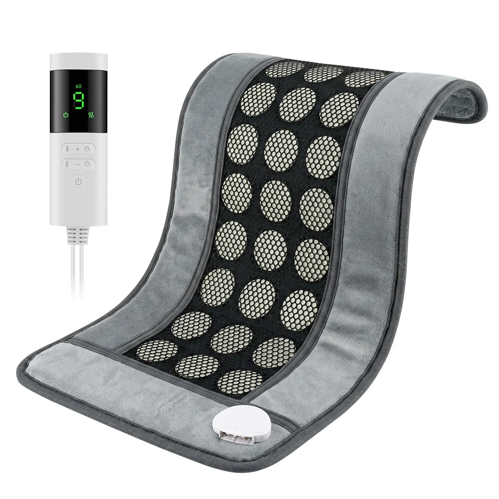 Natural Jade Stone Electric Heating Pad with 9 Heat Levels