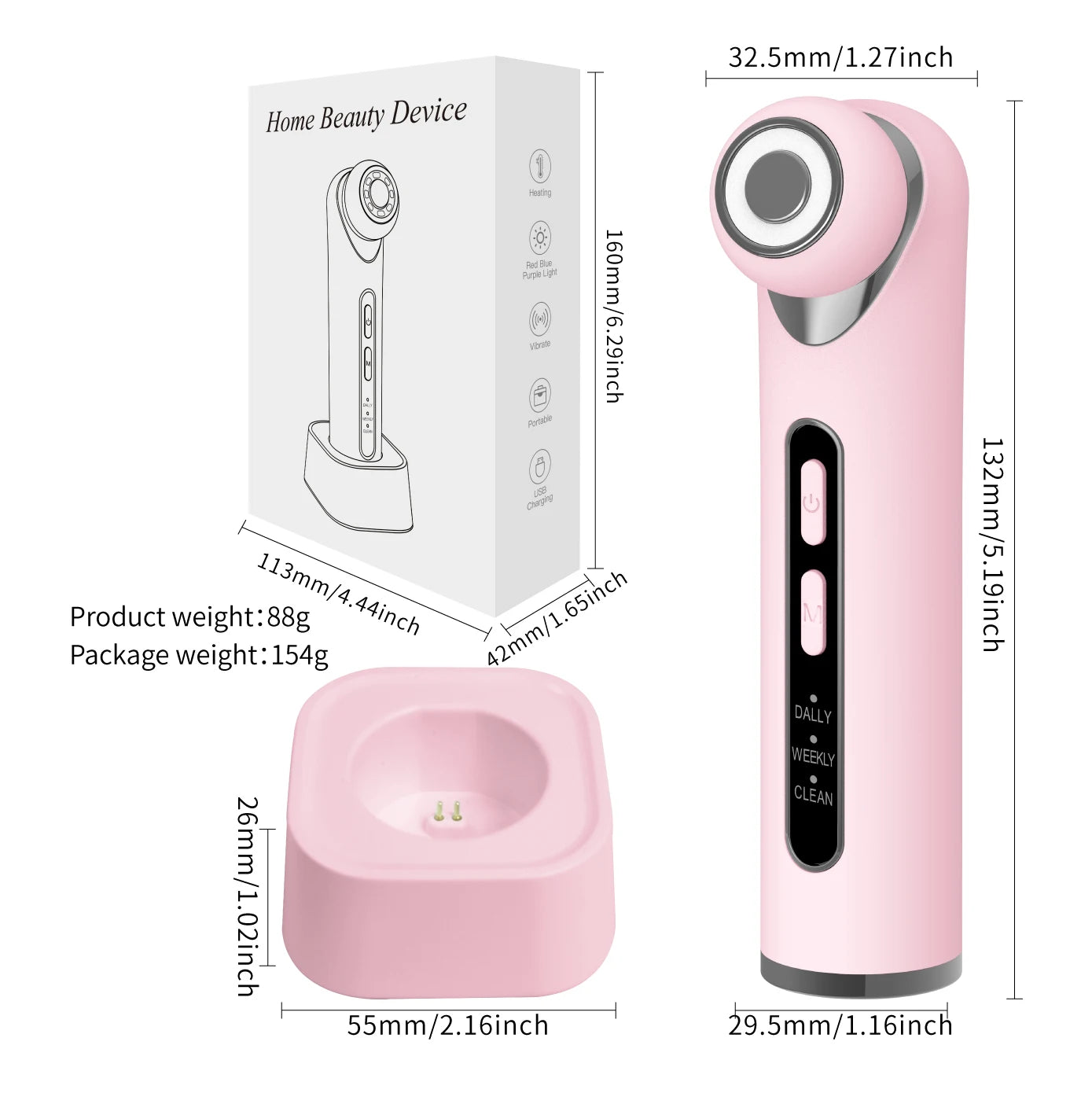 LED Photon Eye Facial Massager and Lifting Wand - 5