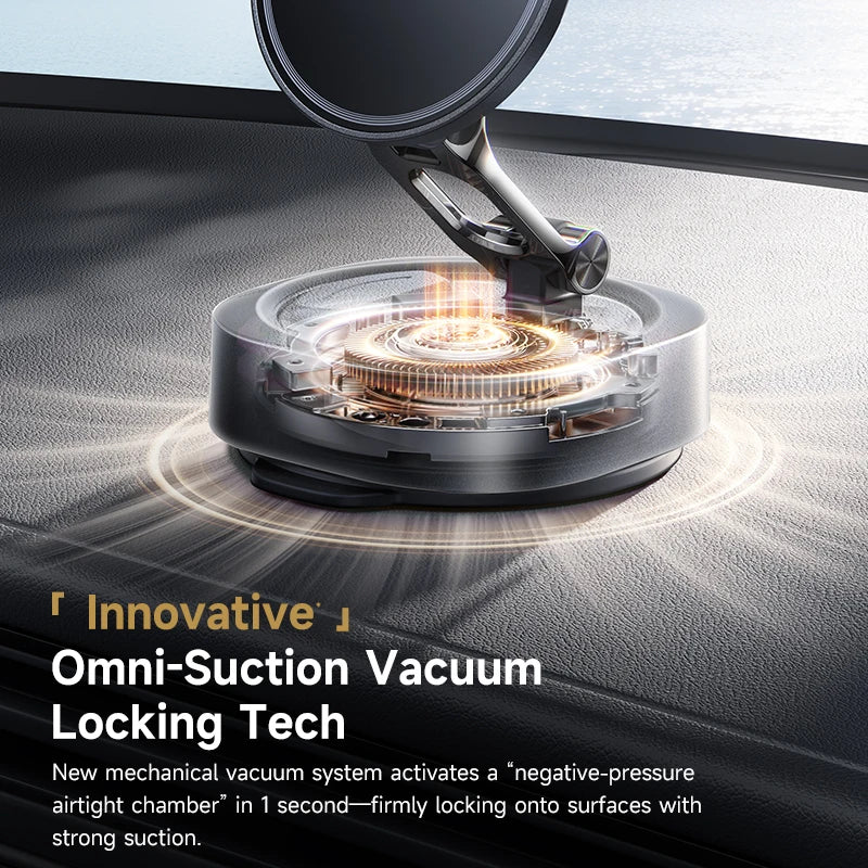 Magnetic Suction Cup Car Phone Mount with 720° Adjustable Rotation - 2