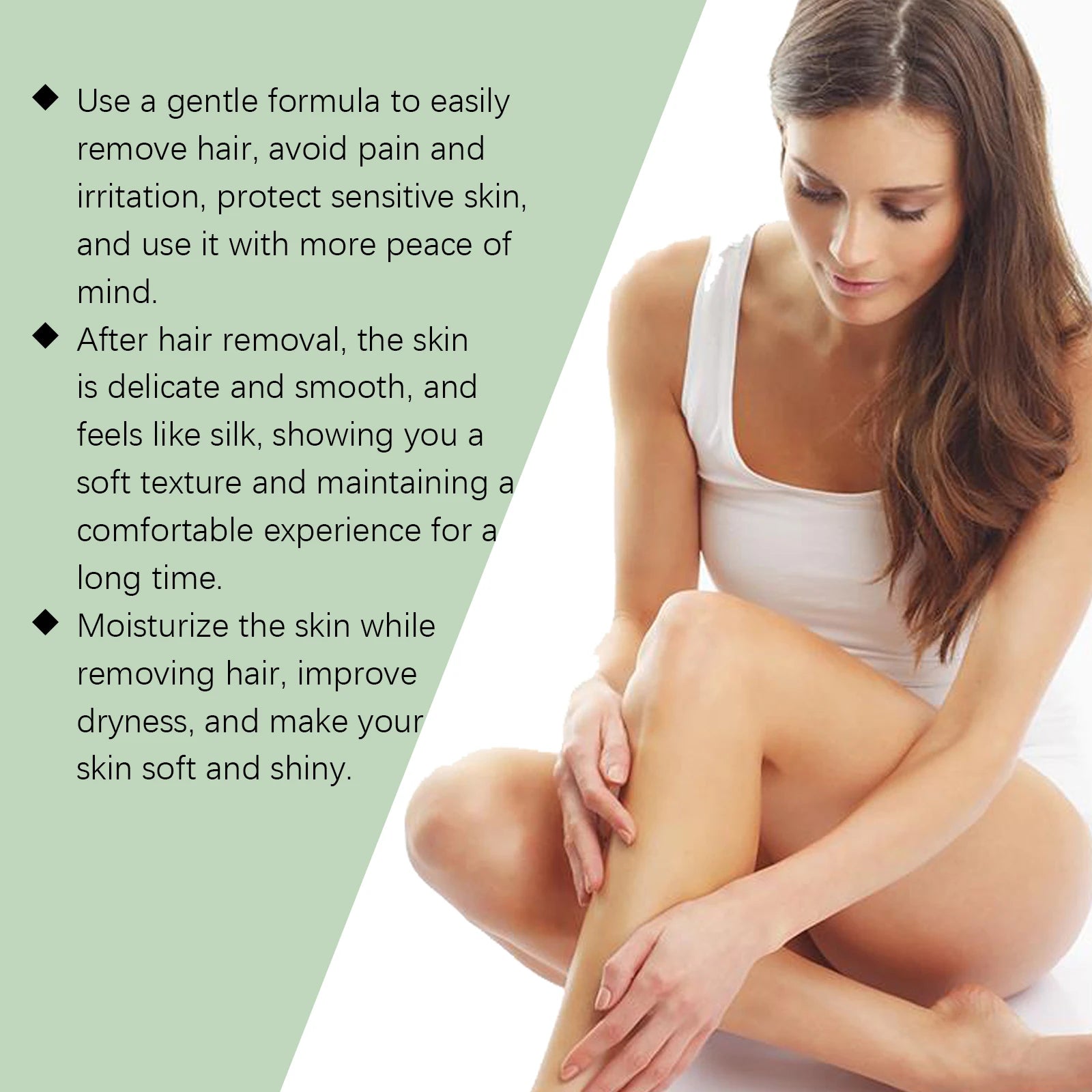 Aloe Vera Painless Hair Removal Cream for Whole Body - 11