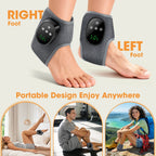 Heated Vibration Ankle Massager for Pain Relief and Relaxation
