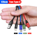 Multi-Port USB Fast Charging Cable for iPhone Android and Type-C
