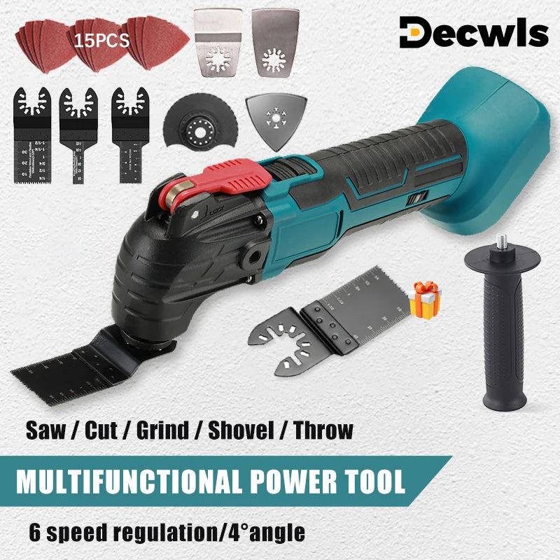 Cordless Oscillating Multi-Tool for Woodworking and Home DIY