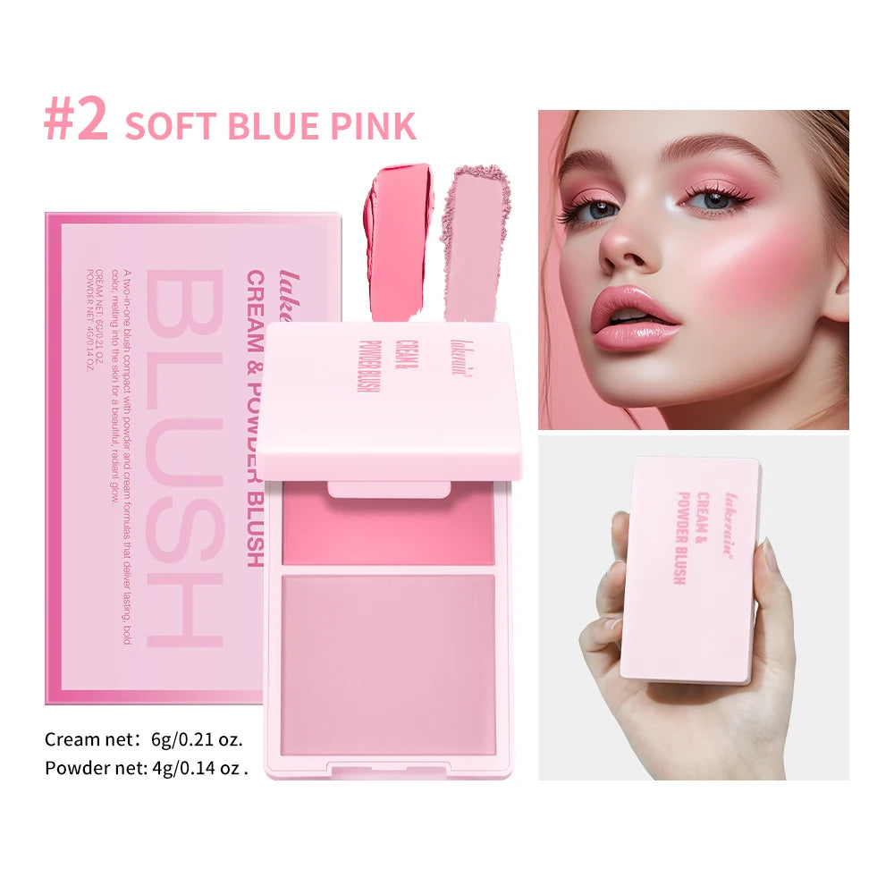 2-in-1 Cream and Powder Blush Palette - 31