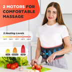 Heated Lower Back Massage Belt with Vibration
