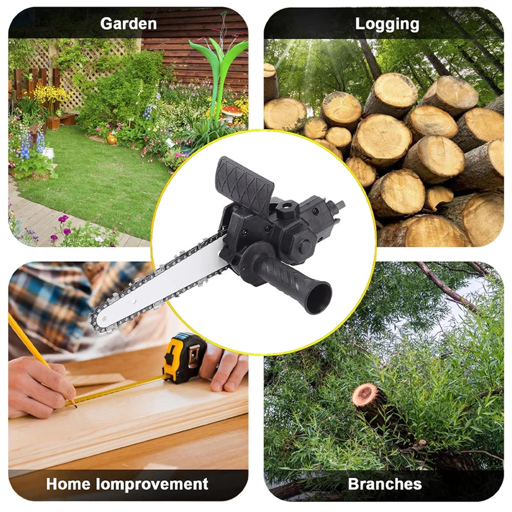 6-Inch Electric Drill Chainsaw Attachment Converter - 6