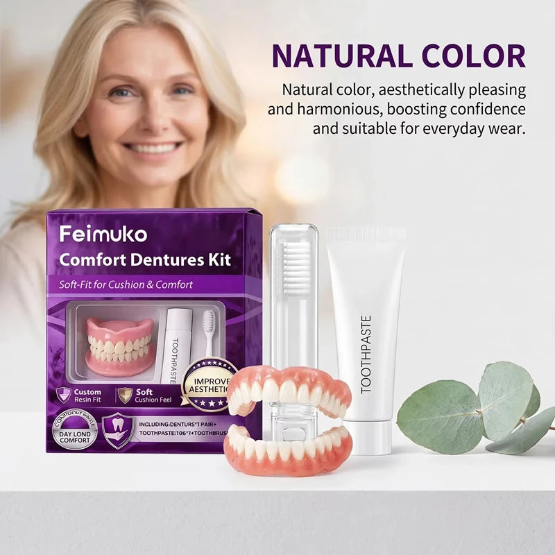 Comfort Silicone Dentures for Instant Smile Enhancement - 20