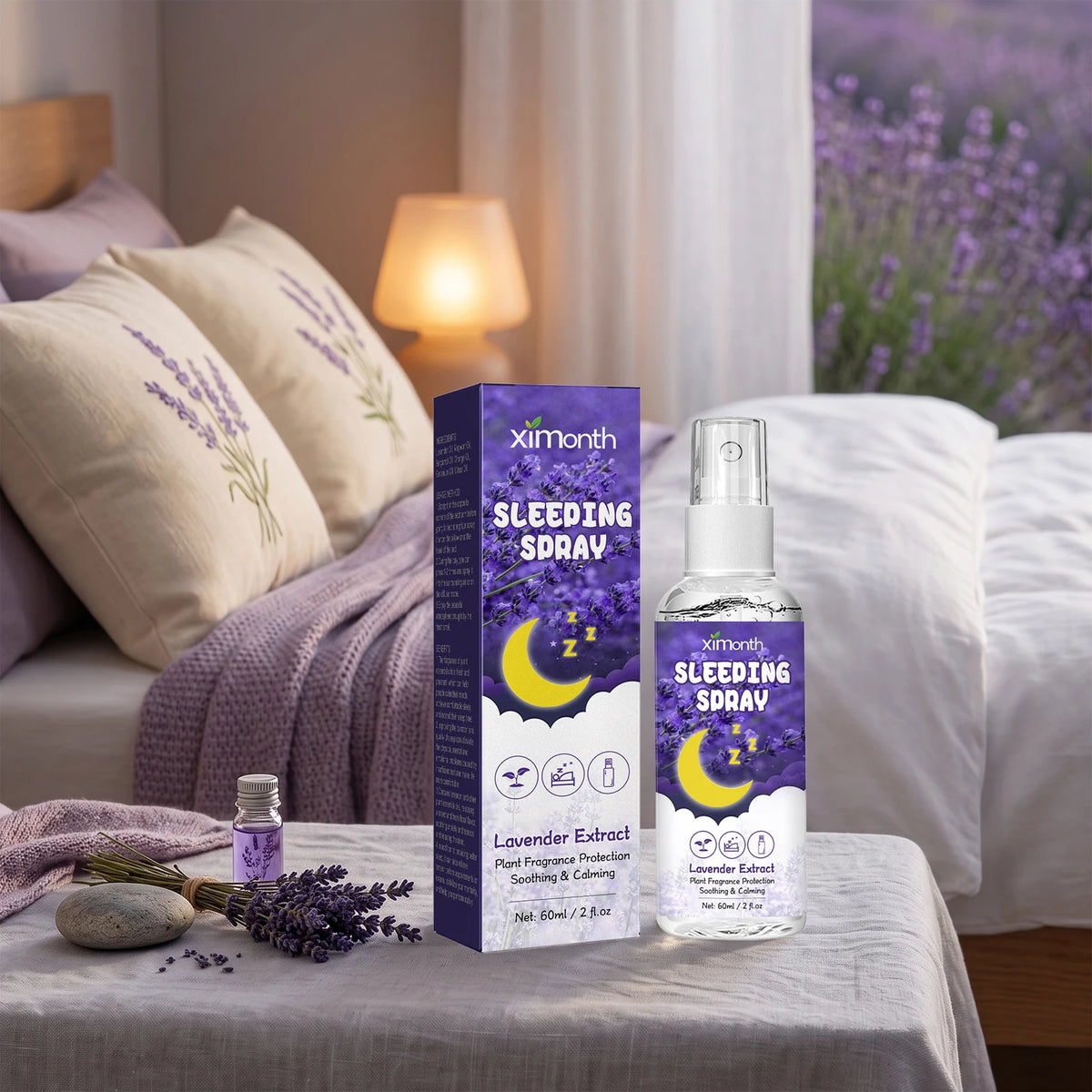 Lavender Calming Sleep Mist for Restful Nights