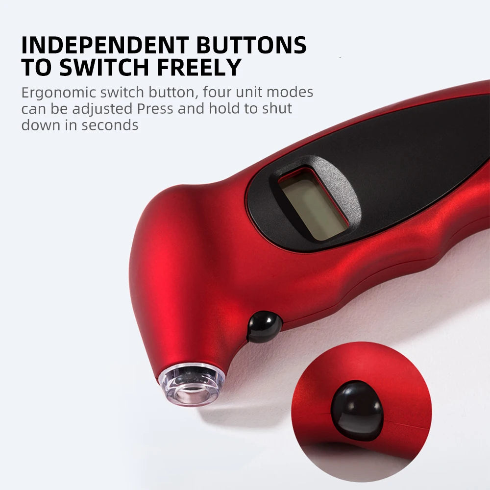 Digital Tire Pressure Gauge for Cars, Motorcycles, and Bicycles
