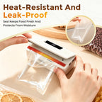 Rechargeable Portable Food Bag Sealer with Cutter