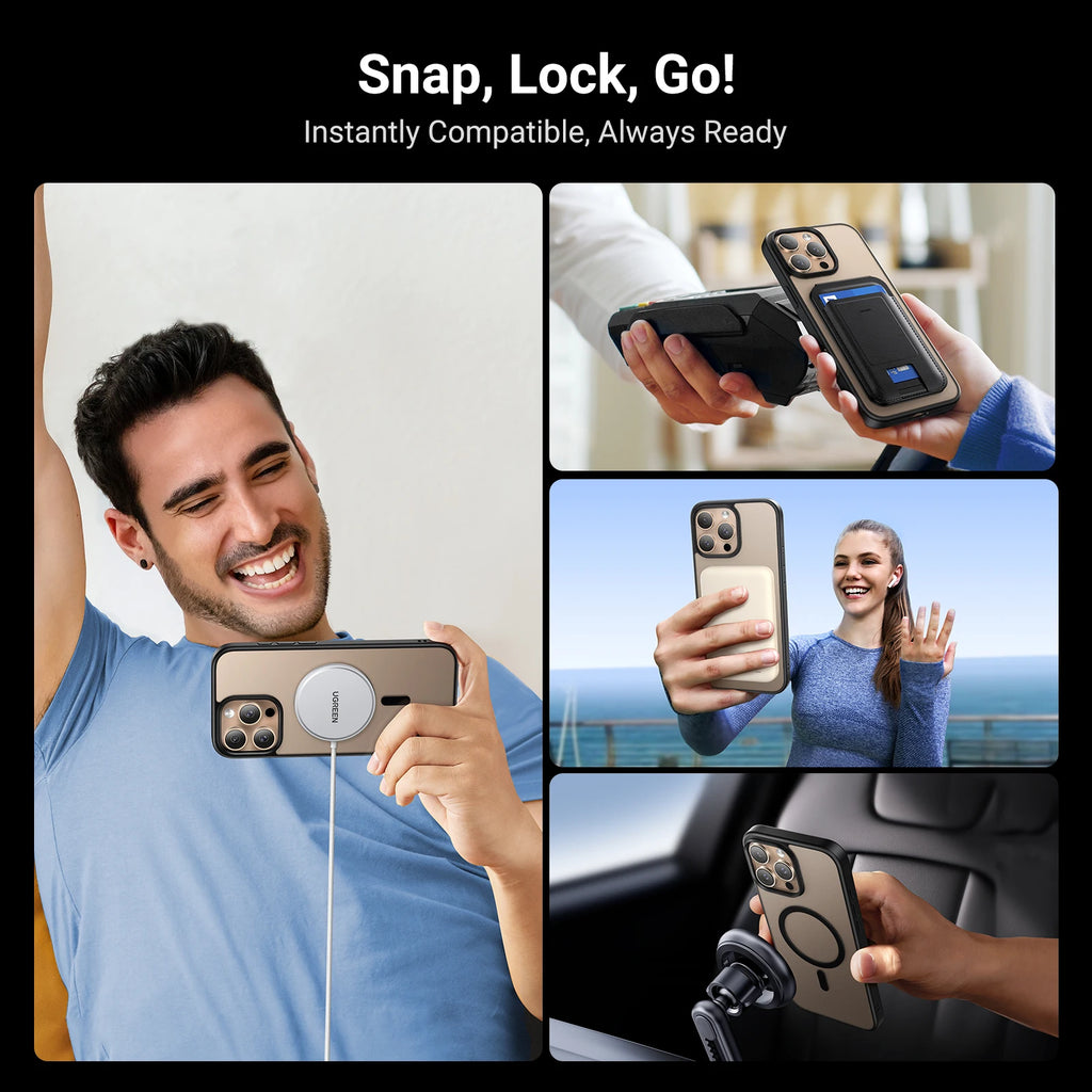 Magnetic Shockproof Protective Case for iPhone 15 and 16 Series