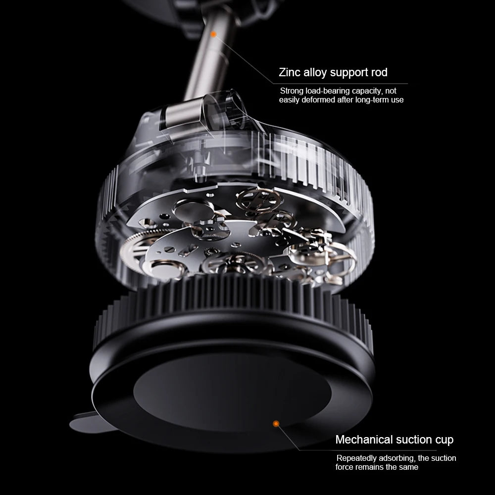 15W Magnetic Wireless Charging Phone Holder with Vacuum Suction Mount