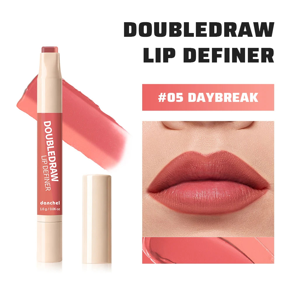 2-in-1 Dual Ended Lip Contour Liner and Hydrating Matte Gloss - 25