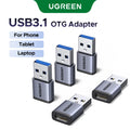 USB-A Male to USB-C Female OTG Adapter