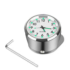 Aluminum Alloy Motorcycle Handlebar Quartz Clock for 22-25mm Bars