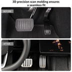 Aluminum Alloy Accelerator and Brake Pedal Covers for Tesla Model 3 2024