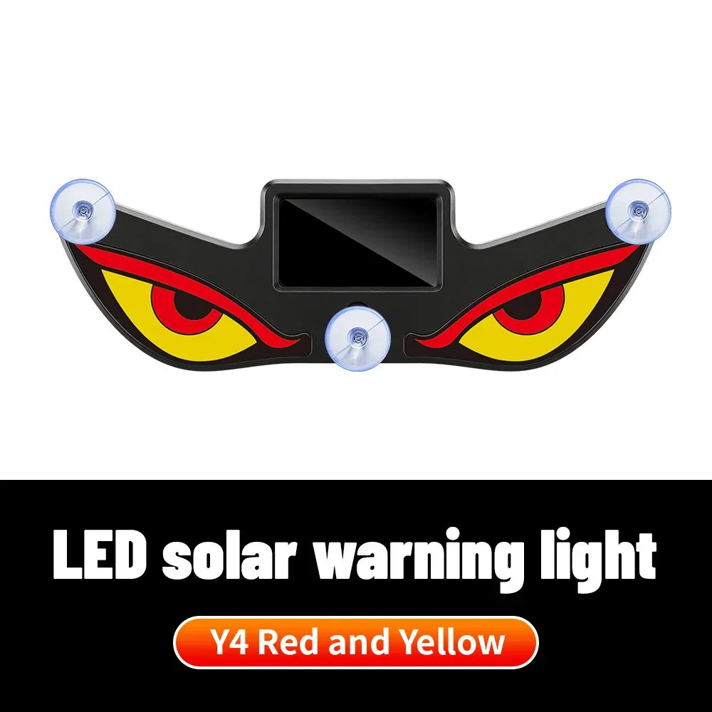 Solar Demon Eye LED Car Window Atmosphere Light - 18