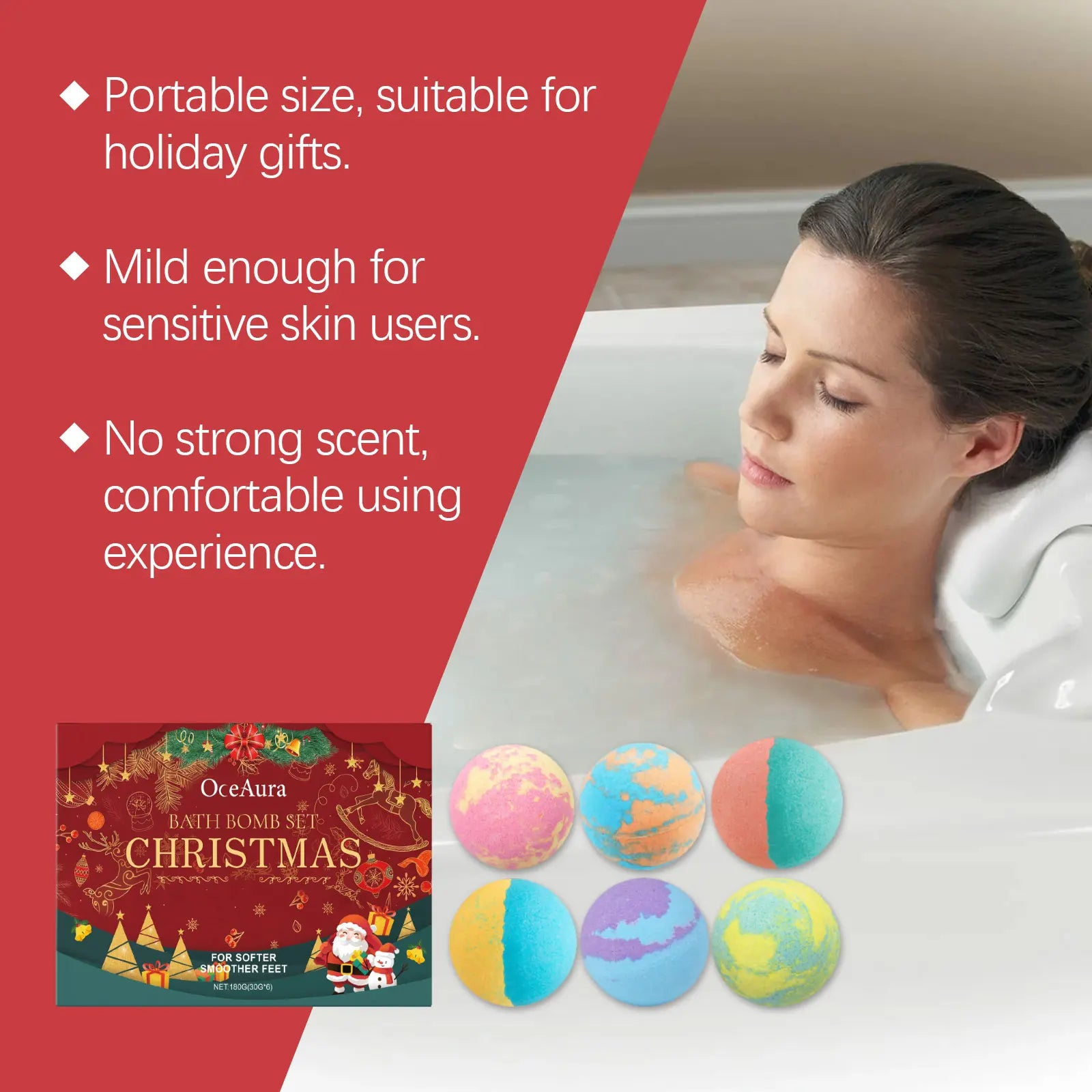 Aromatherapy Moisturizing Bath Bomb Set for Kids - 5