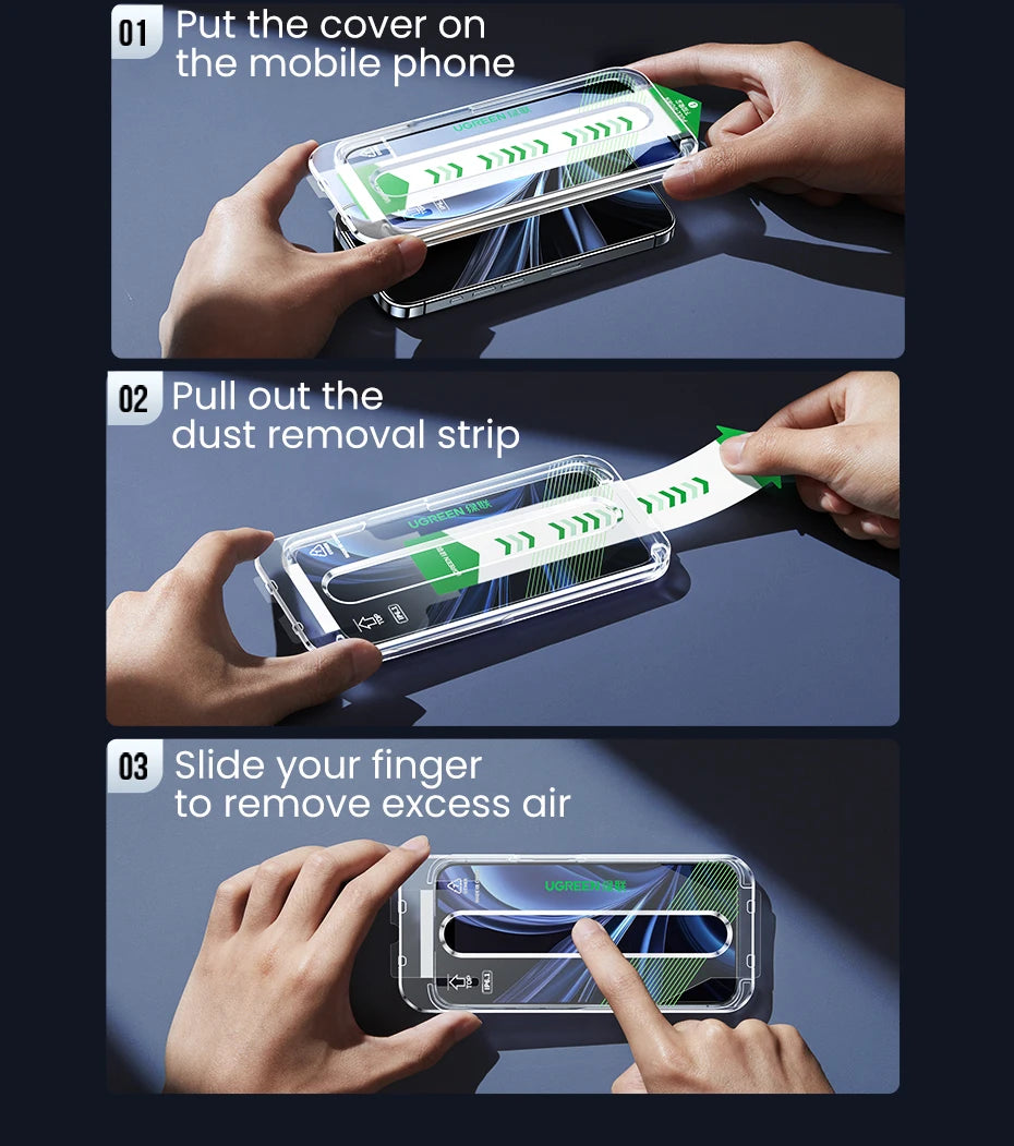 Tempered Glass Screen Protector for iPhone 16 and 15 Series
