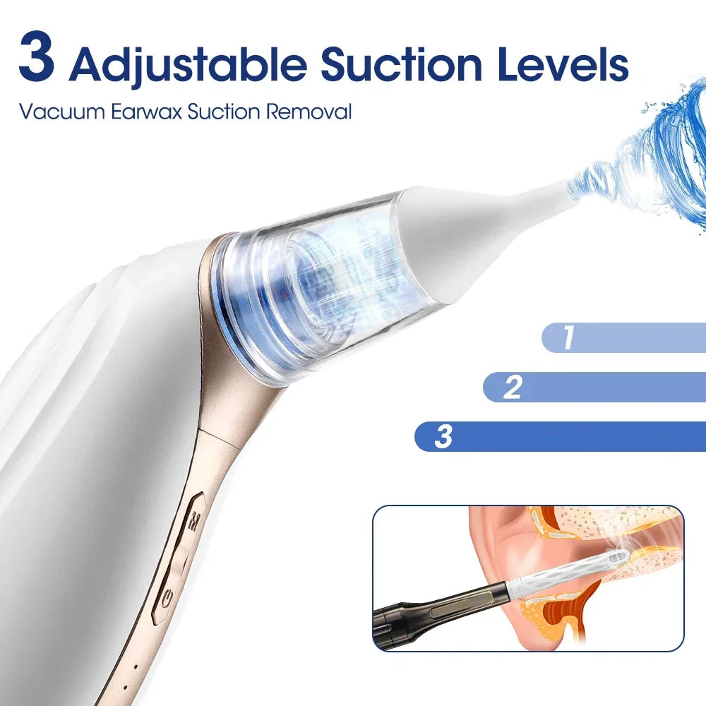 Electric Earwax Removal Vacuum and Ear Dryer - 3