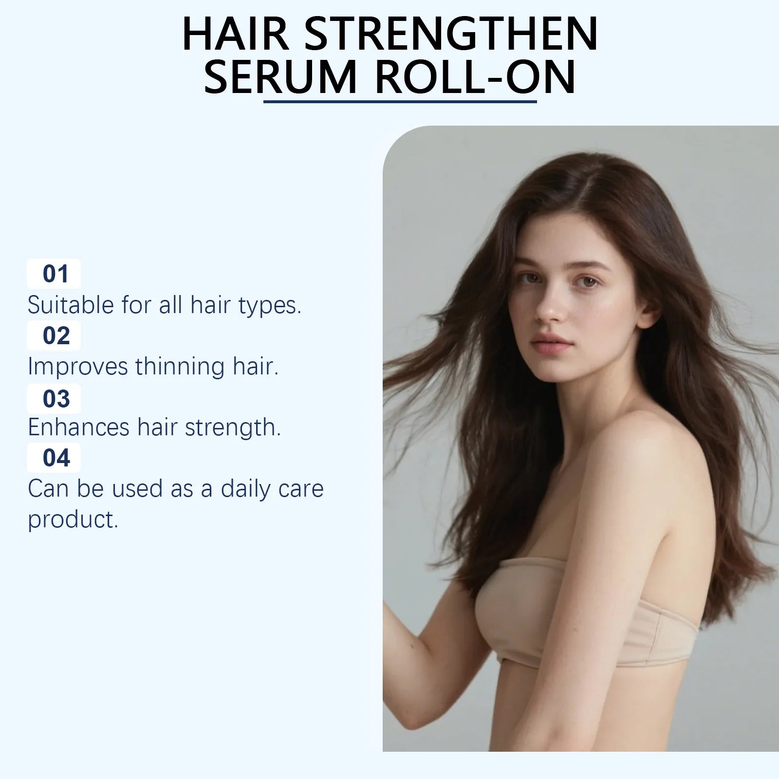 Rosemary Hair Growth Serum Roll-On for Scalp Nourishment - 10