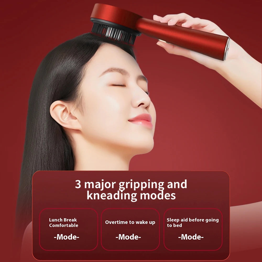 Electric Scalp Massage Comb with Essential Oil Applicator