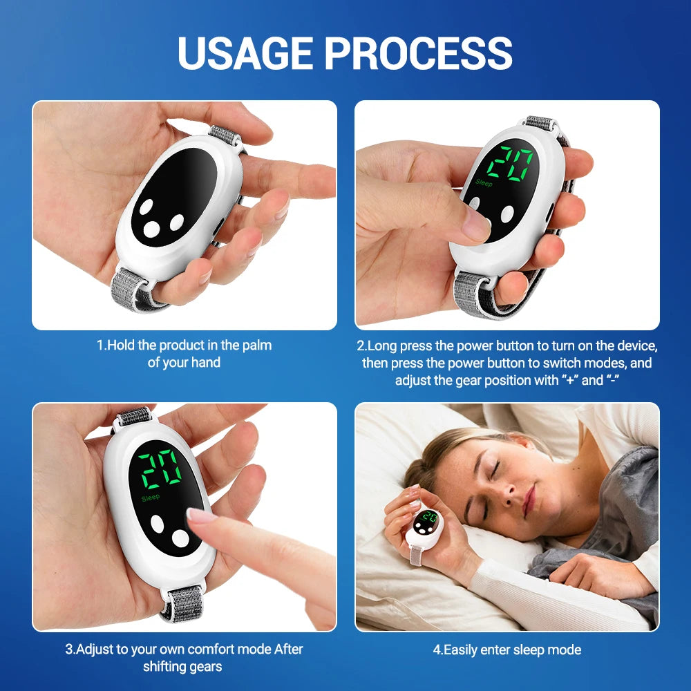 Handheld Microcurrent Sleep Aid Device for Insomnia and Anxiety