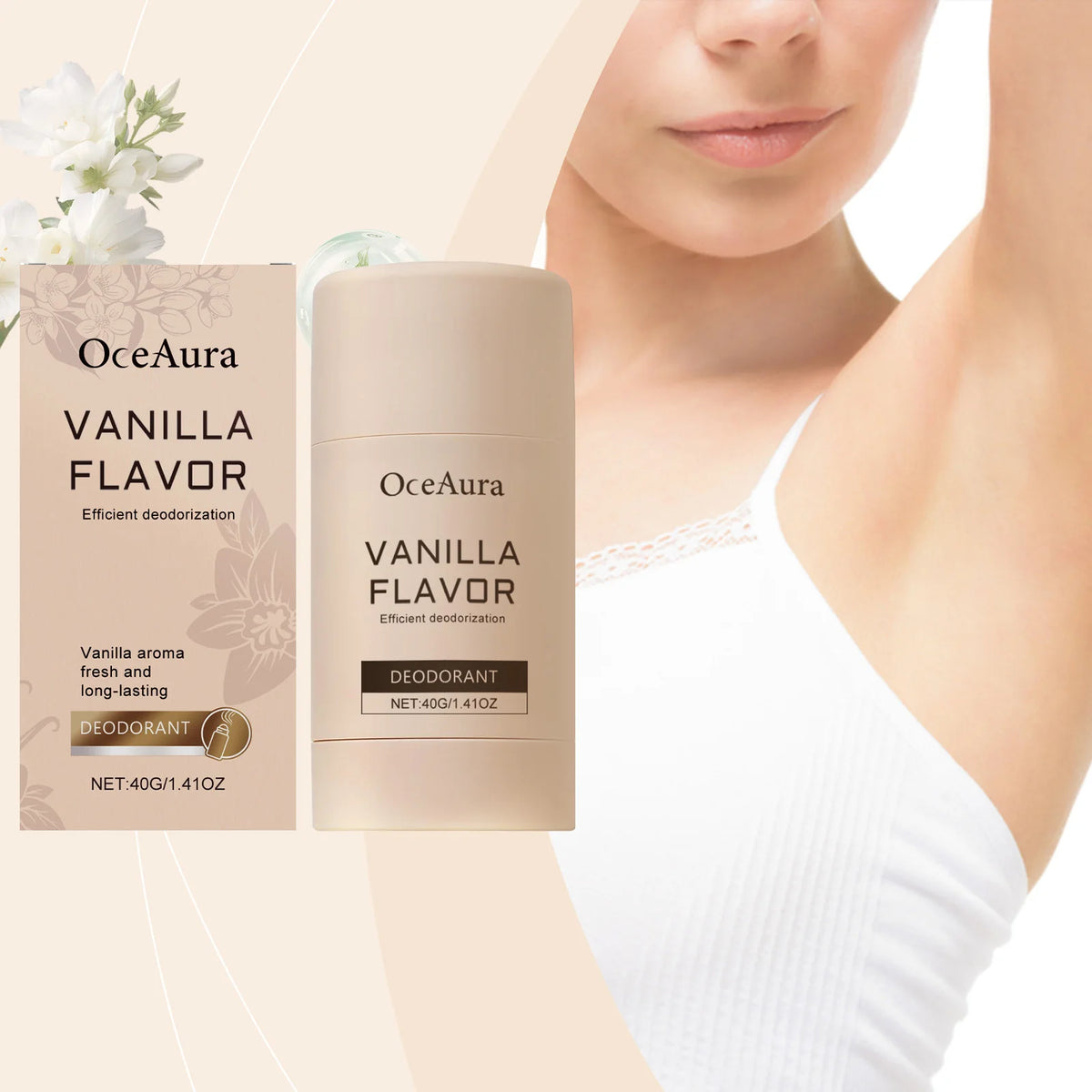 Vanilla Scented Underarm Deodorant Stick