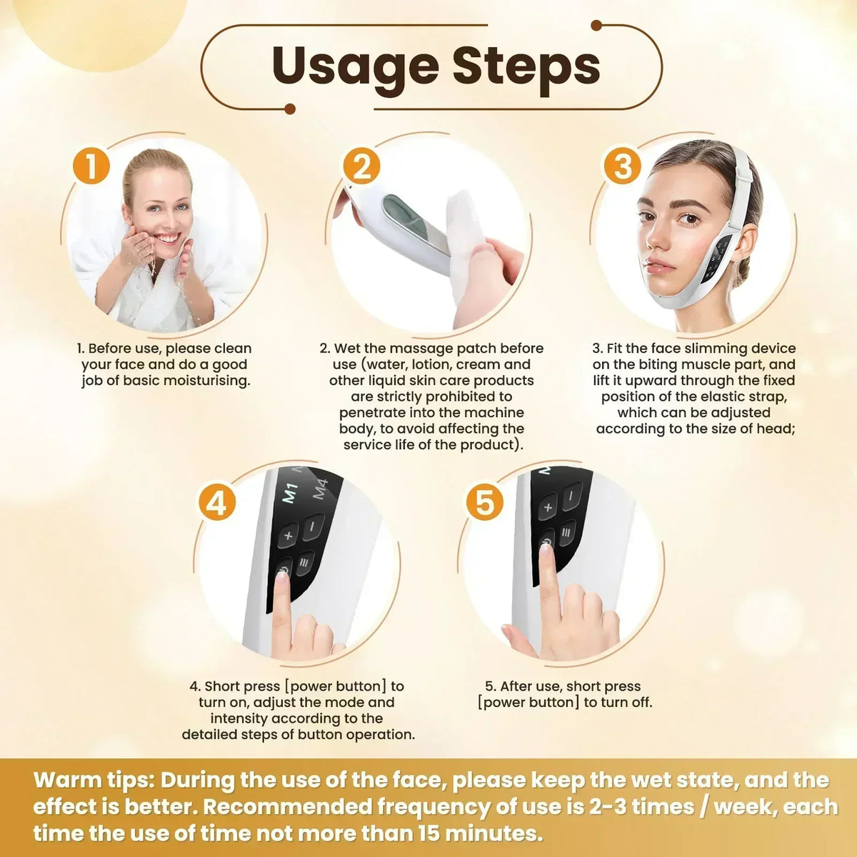 Electric V-Face Lifting and Firming Beauty Device