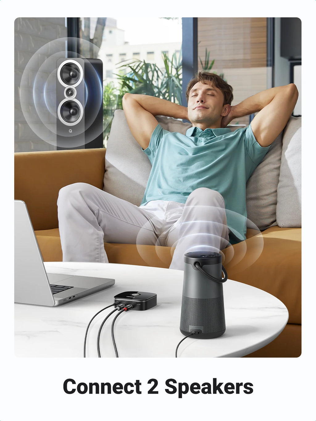 Bluetooth 5.3 Audio Receiver for Home Stereo and Speaker Systems