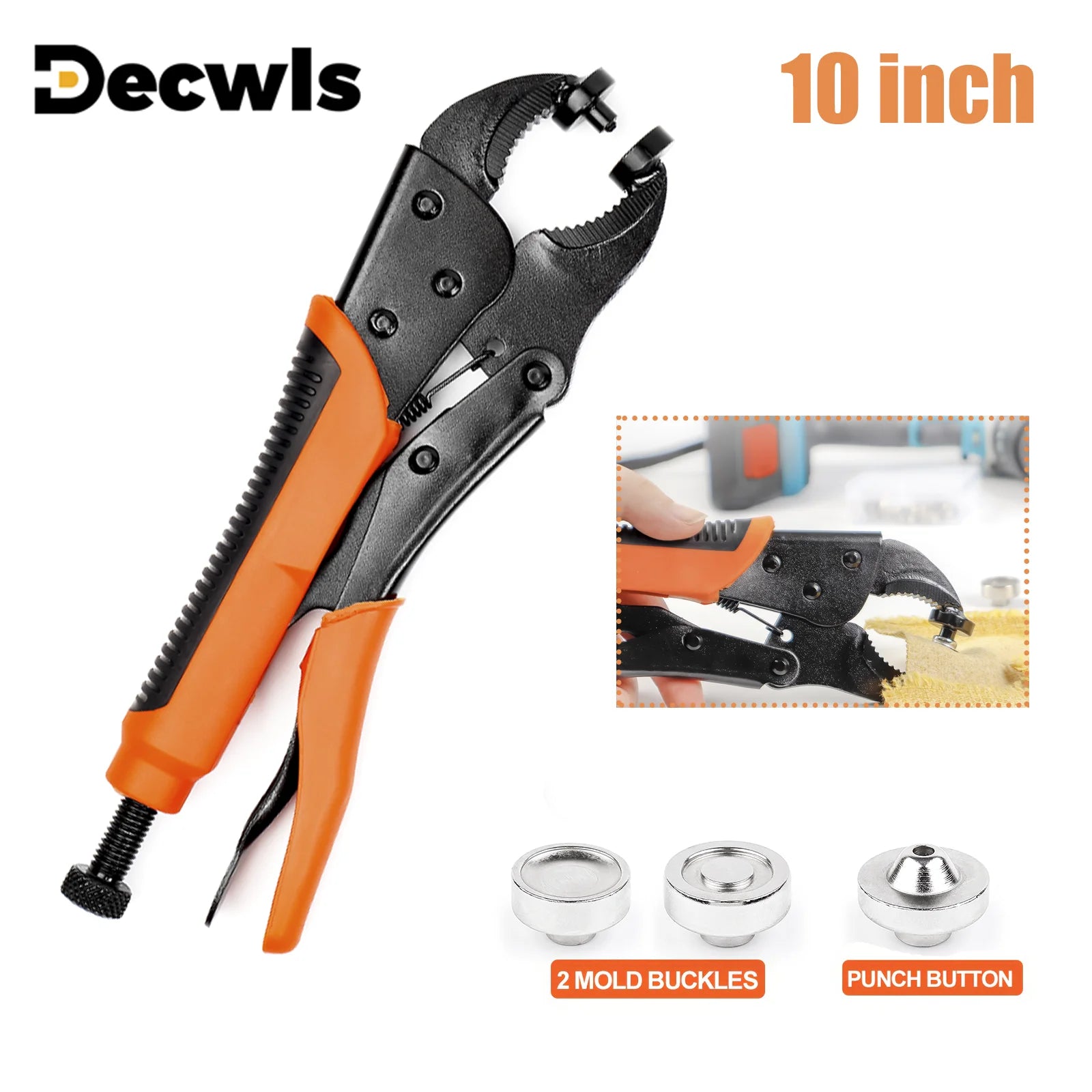 Heavy Duty Snap Fastener Installation Pliers for Canvas and Leather - 1
