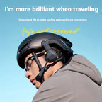 Wireless Bluetooth Motorcycle Helmet Headset with Integrated Microphone