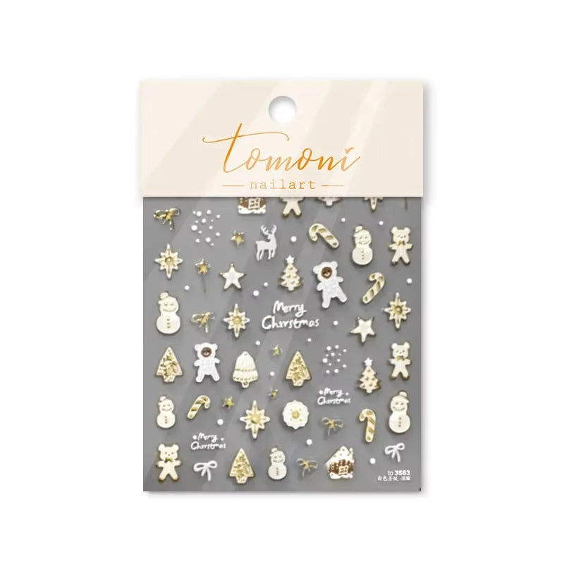 Christmas Cartoon Nail Art Decals - 44
