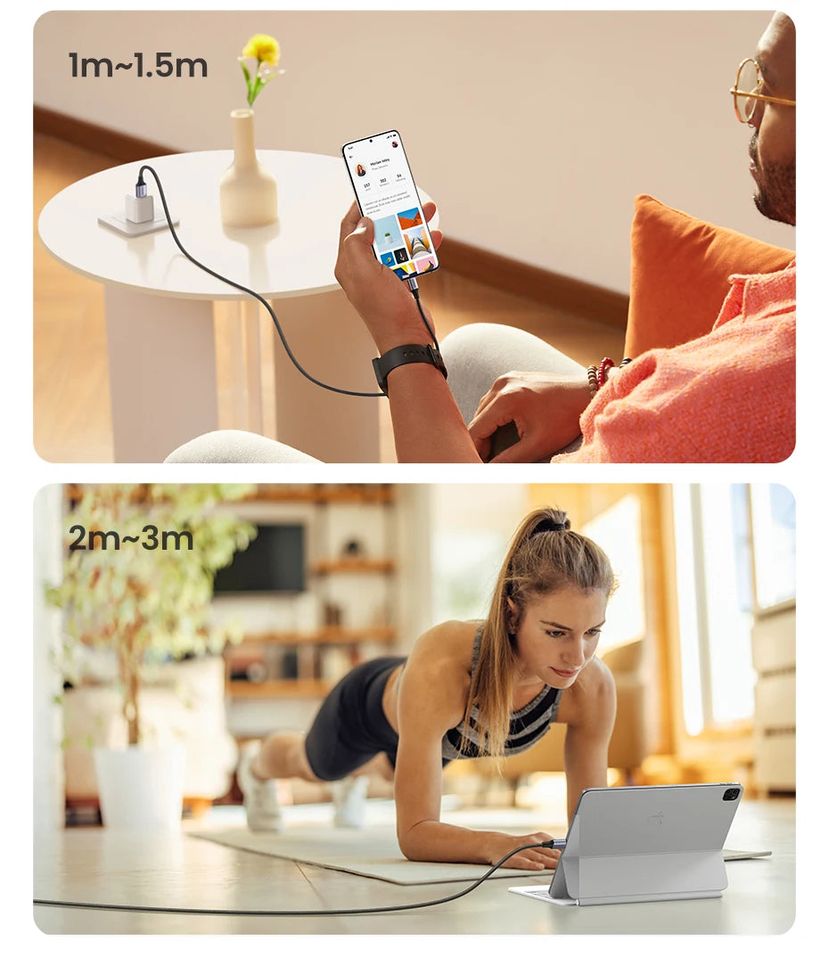 3A Fast Charging USB-A to USB-C Data Cable - 23