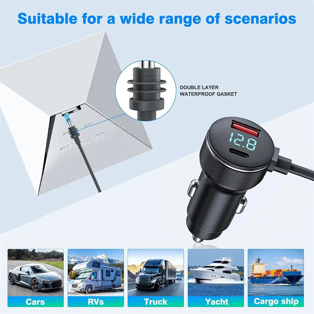 30V 2A Power Adapter for Starlink Mini with Dual USB Charger
