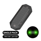 Solar Powered LED Simulated Car Anti Theft Strobe Warning Light