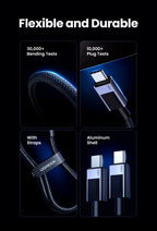 240W USB-C to USB-C Fast Charging and Data Sync Cable