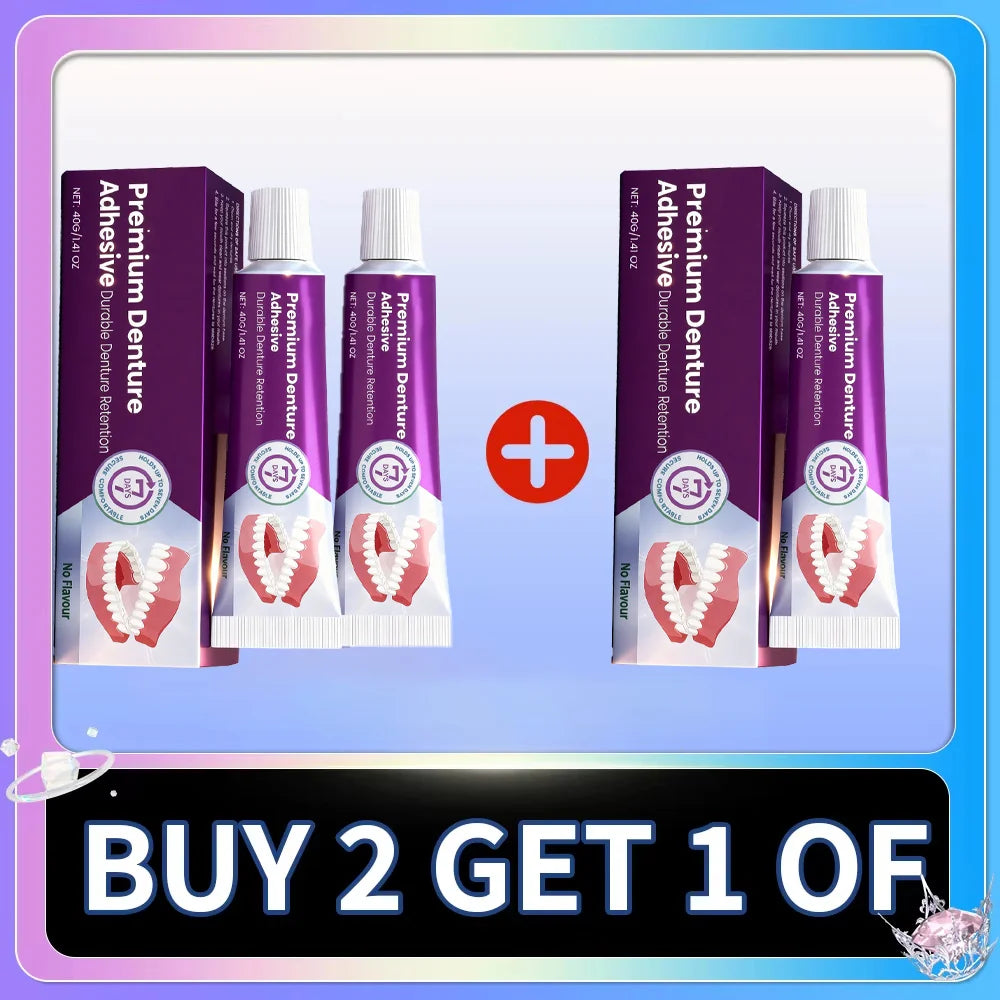 Thermoplastic Denture Adhesive for Secure Long-Lasting Fit