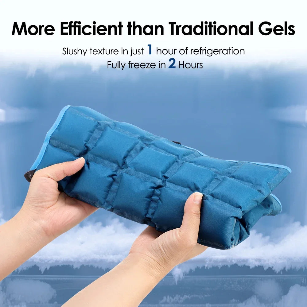 Reusable Hot and Cold Therapy Wrap for Back and Joint Pain Relief