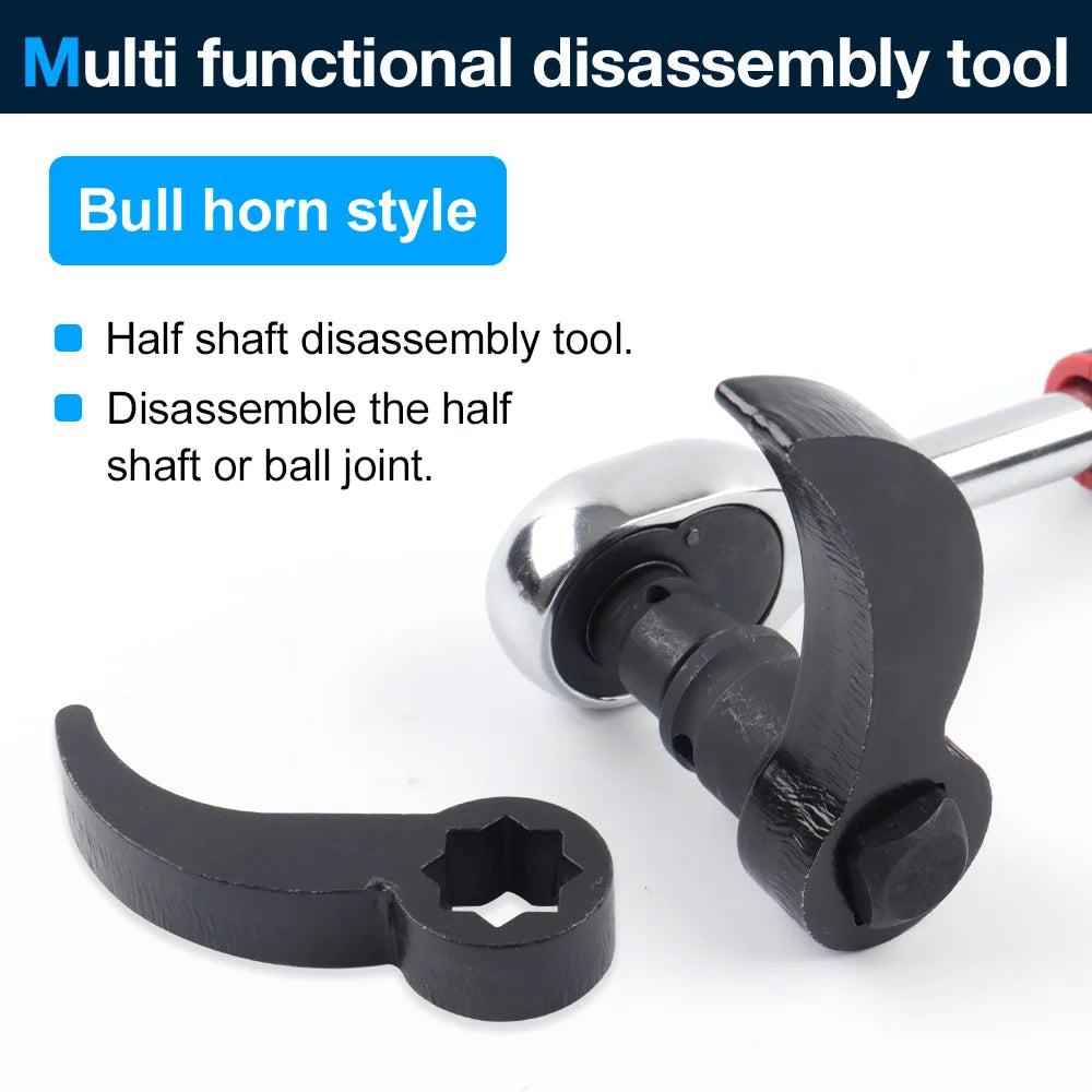 Automotive Lower Control Arm Ball Joint Separator and Prying Tool