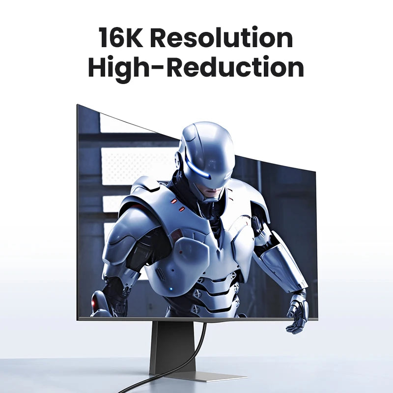 16K DisplayPort 2.1 Cable for 8K 4K Gaming Monitors - 2